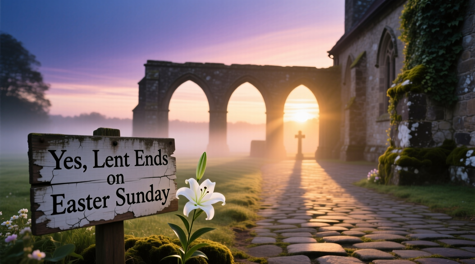 Yes, Lent Ends on Easter Sunday