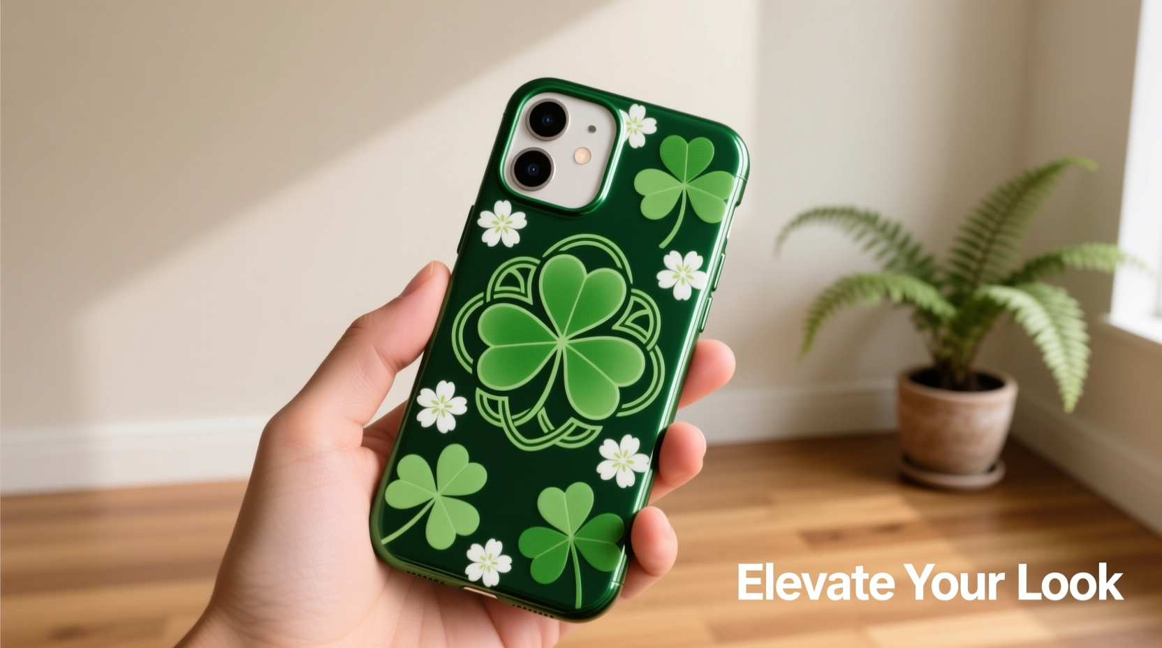 stylish tips for elevating your iphone look with a clover pattern case