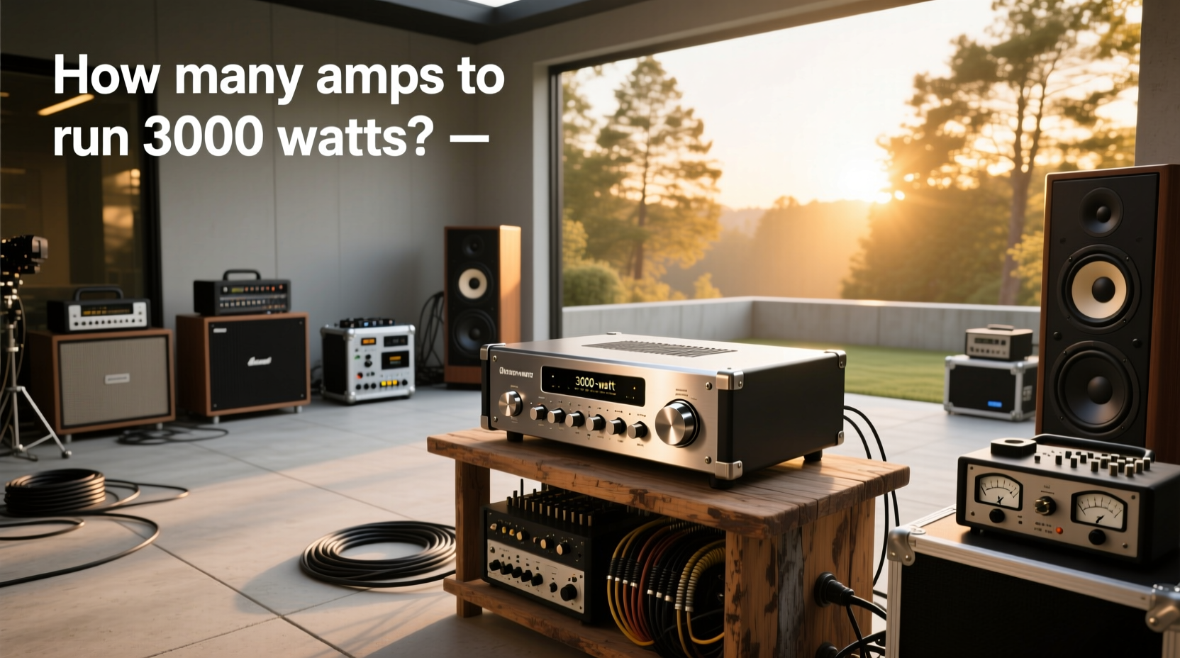 3000 Watts Amplifier, How Many Amps to Run 3000 Watts? Buying Guide