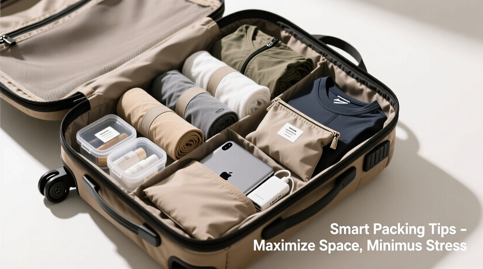 smart strategies for packing essentials efficiently in a small travel bag