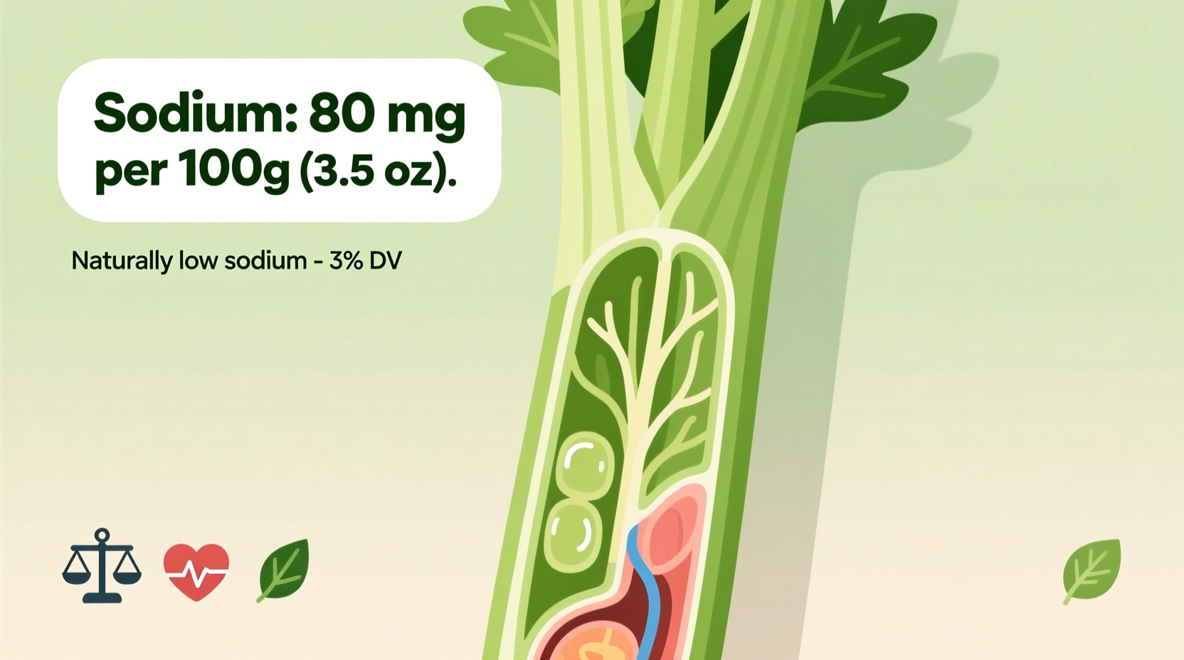 How Much Sodium in Celery? Exact Nutritional Facts