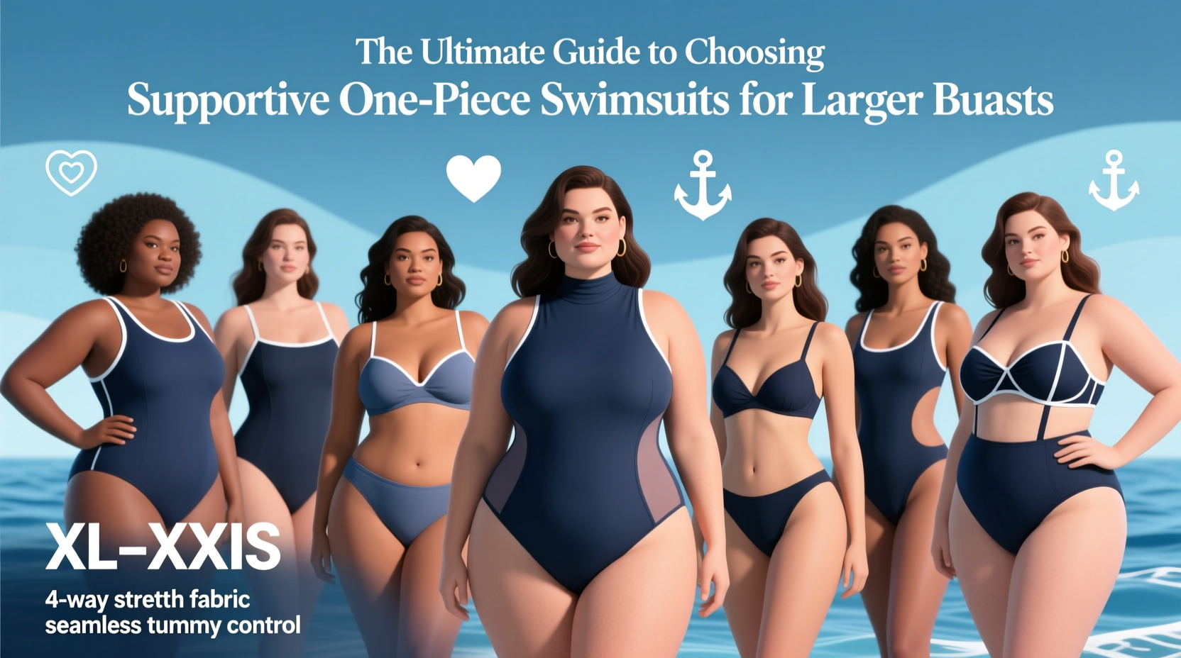 the ultimate guide to choosing supportive one piece swimsuits for larger busts