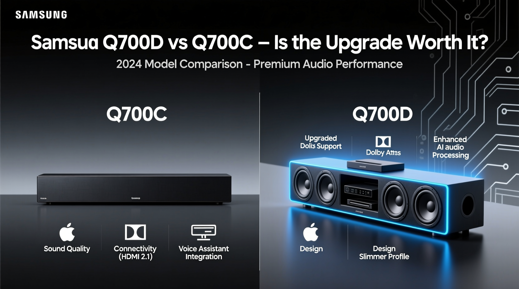 Samsung Q700d Vs Q700c Is The Newer Soundbar Really Worth The Upgrade