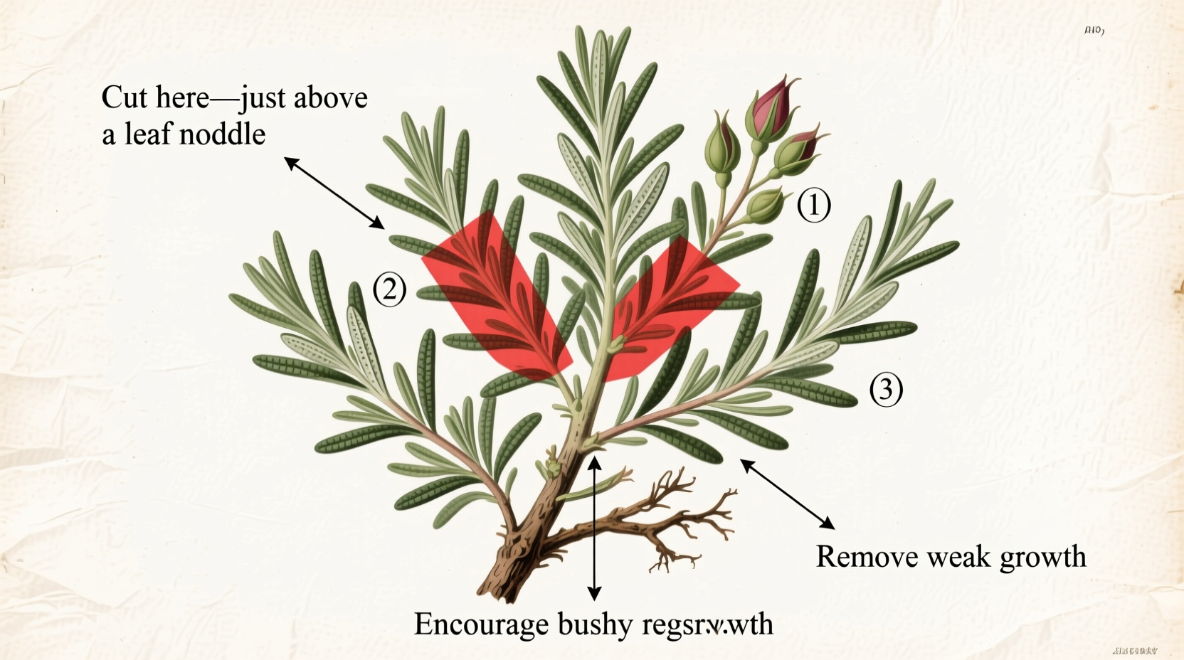 how to cut rosemary to regrow