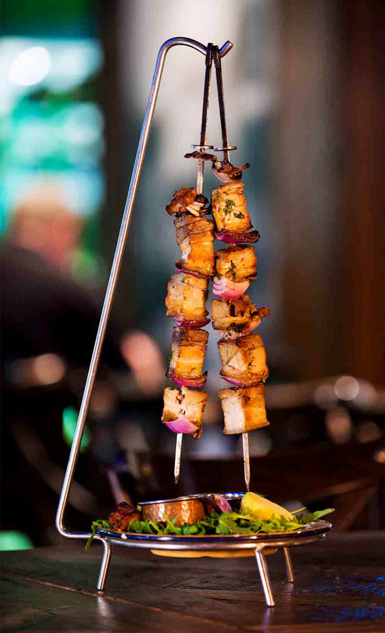 3～5本用BBQ串卸売 ステンレス製 二本針付き 金属ツール ケバブ棚