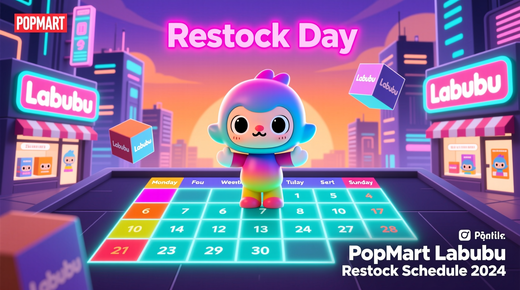 what day does popmart restock labubu