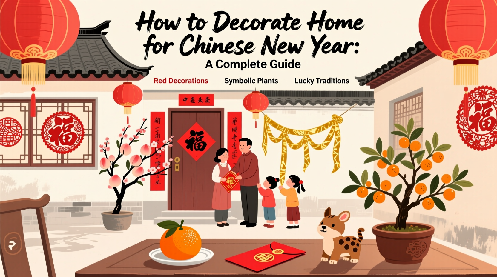 how to decorate home for chinese new year