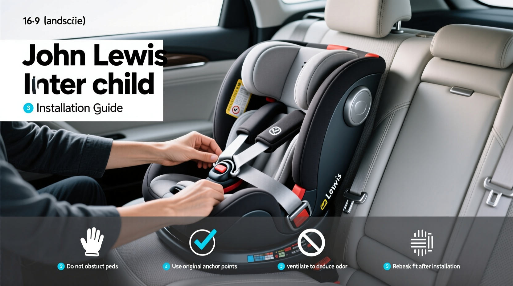 john lewis child car seat fitting