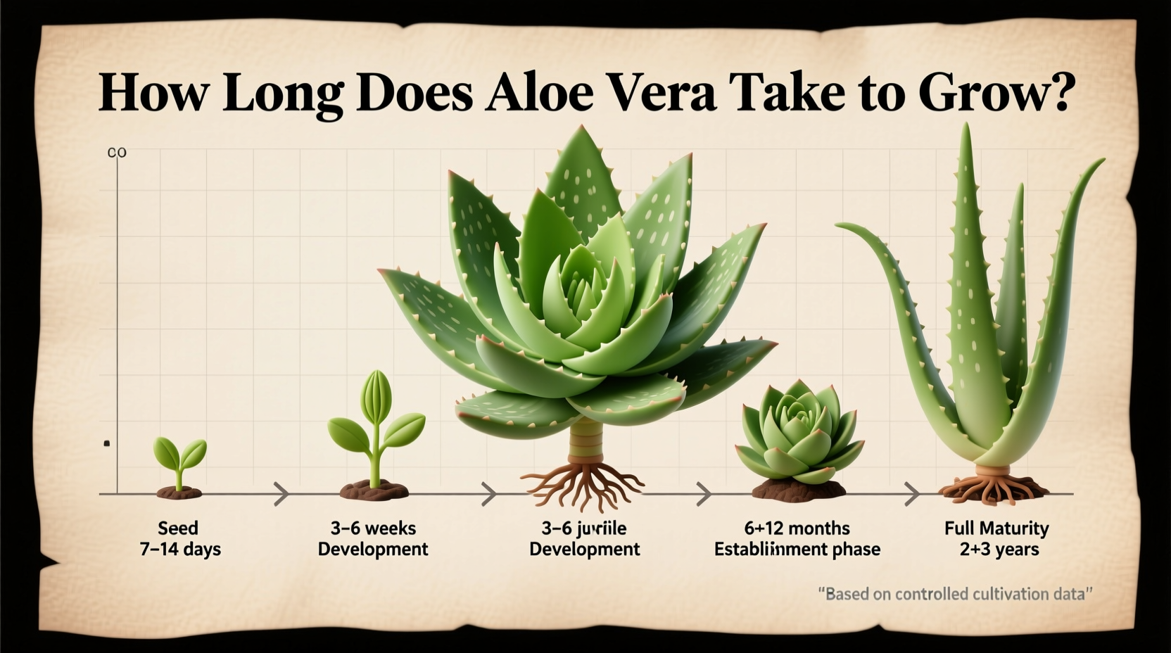how long does aloe vera take to grow