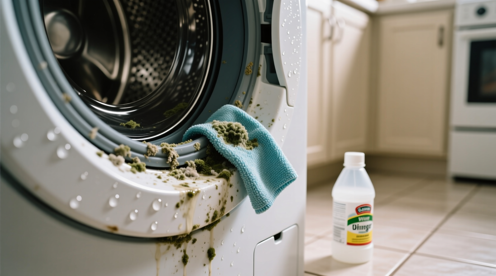 how to clean washing machine rubber seal