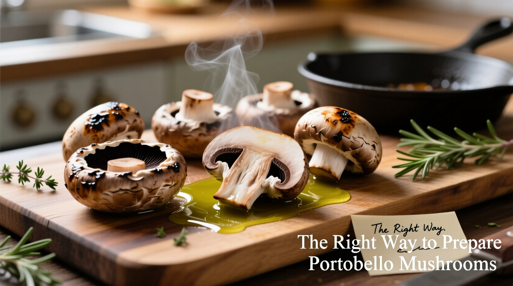 heres the right way to prepare portobello mushrooms