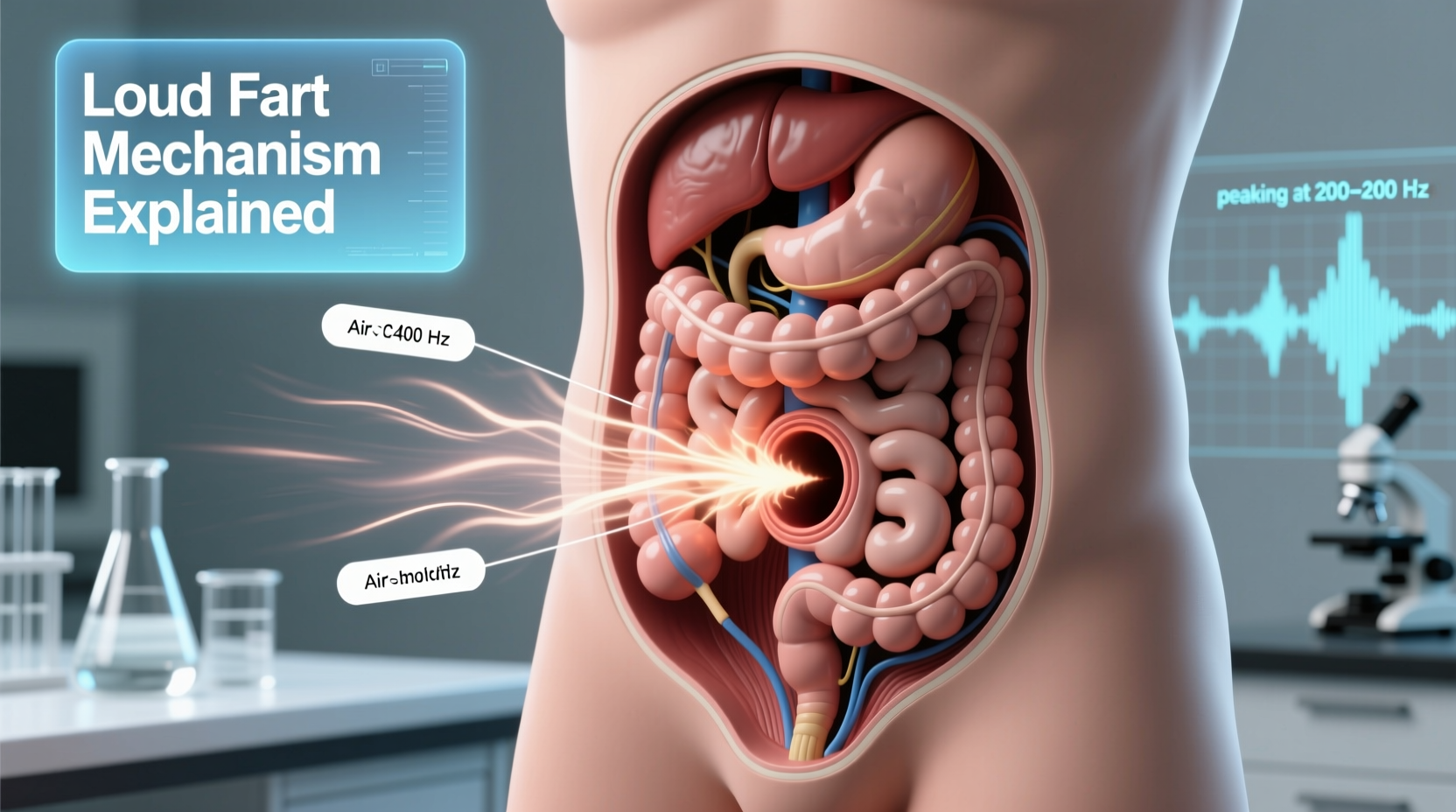 why are some farts loud decoding fart noises