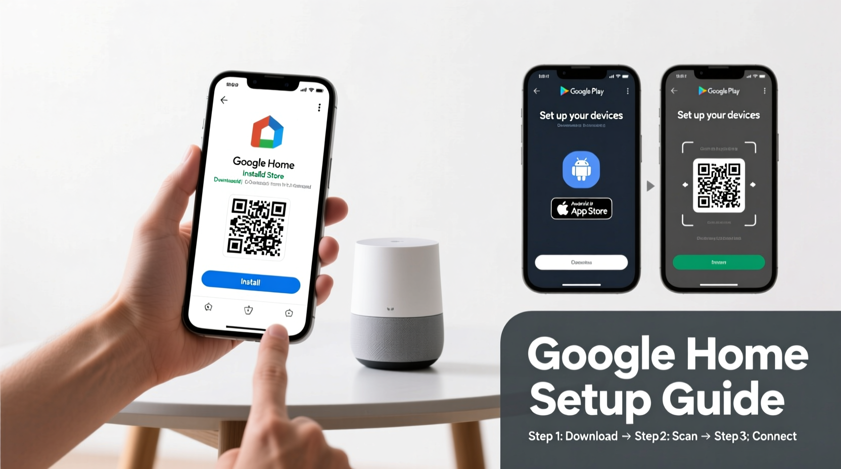 how to download and set up the google home app for easy smart device control