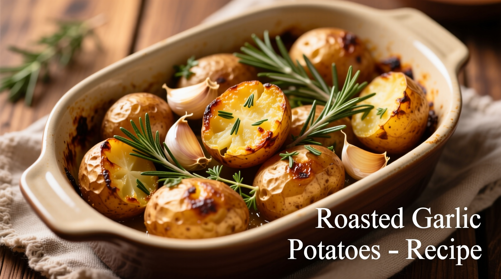 roasted garlic potatoes recipe
