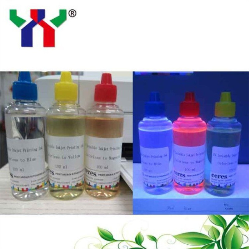 Ceres Solvent Based UV Invisible Ink for Printer - 100ml