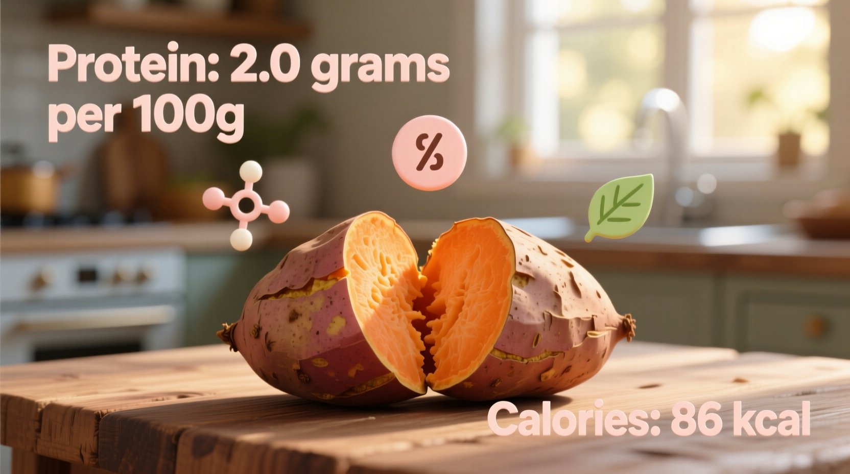 Sweet Potato Protein Content: Exact Grams Per Serving