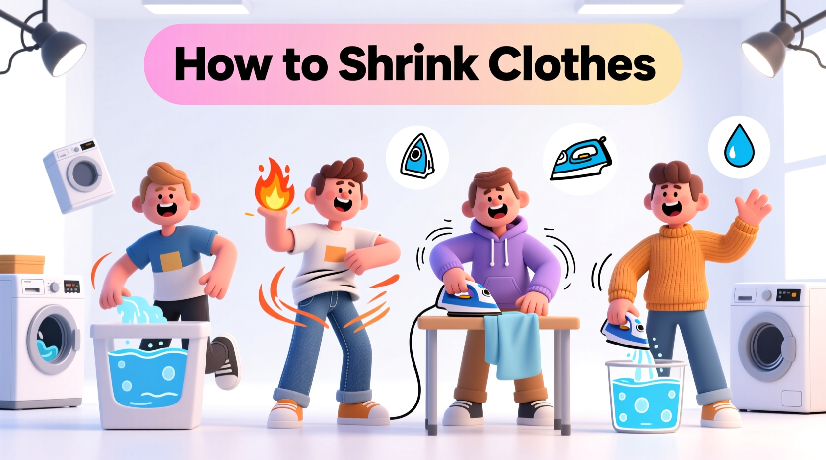 how to shrink clothes