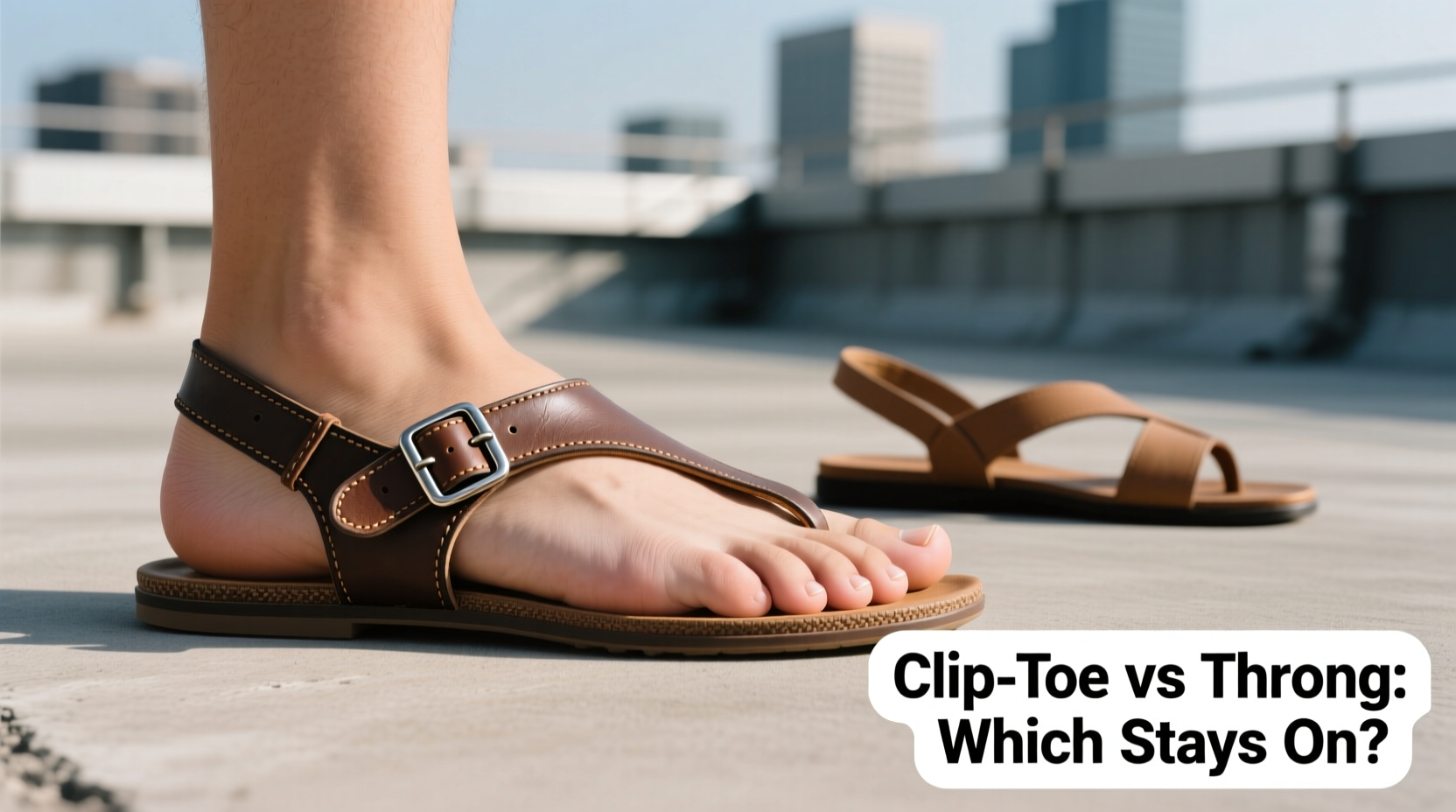 clip toe vs thong sandals which ones actually stay on your feet