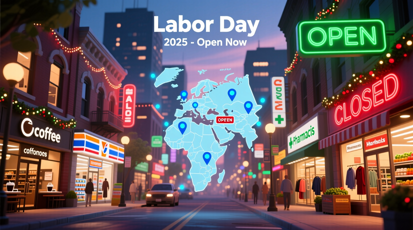 what is open today on labor day