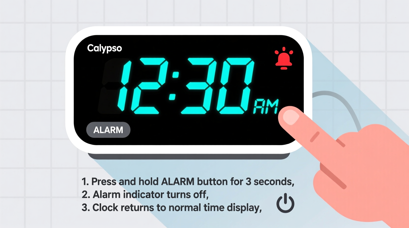 simple steps to disable the alarm on your calypso digital clock easily