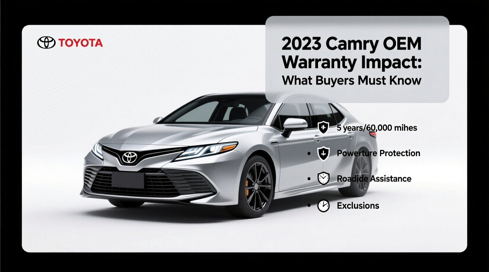 camry 2023 oem warranty impact