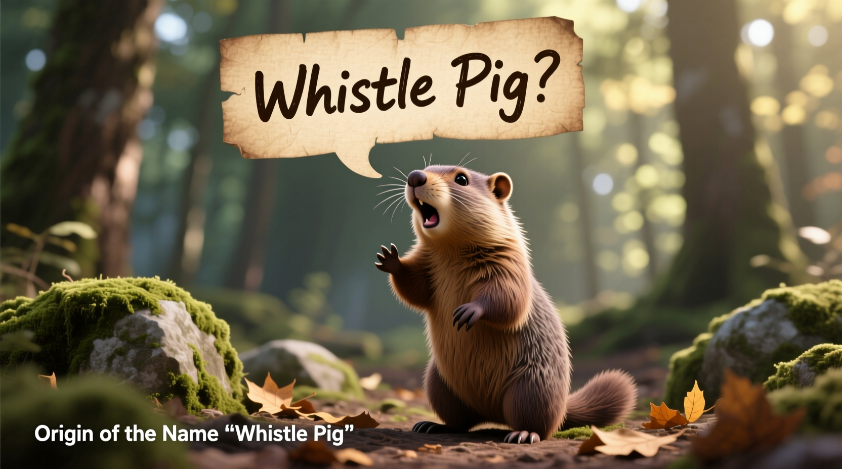 why are groundhogs called whistle pigs name origins explained