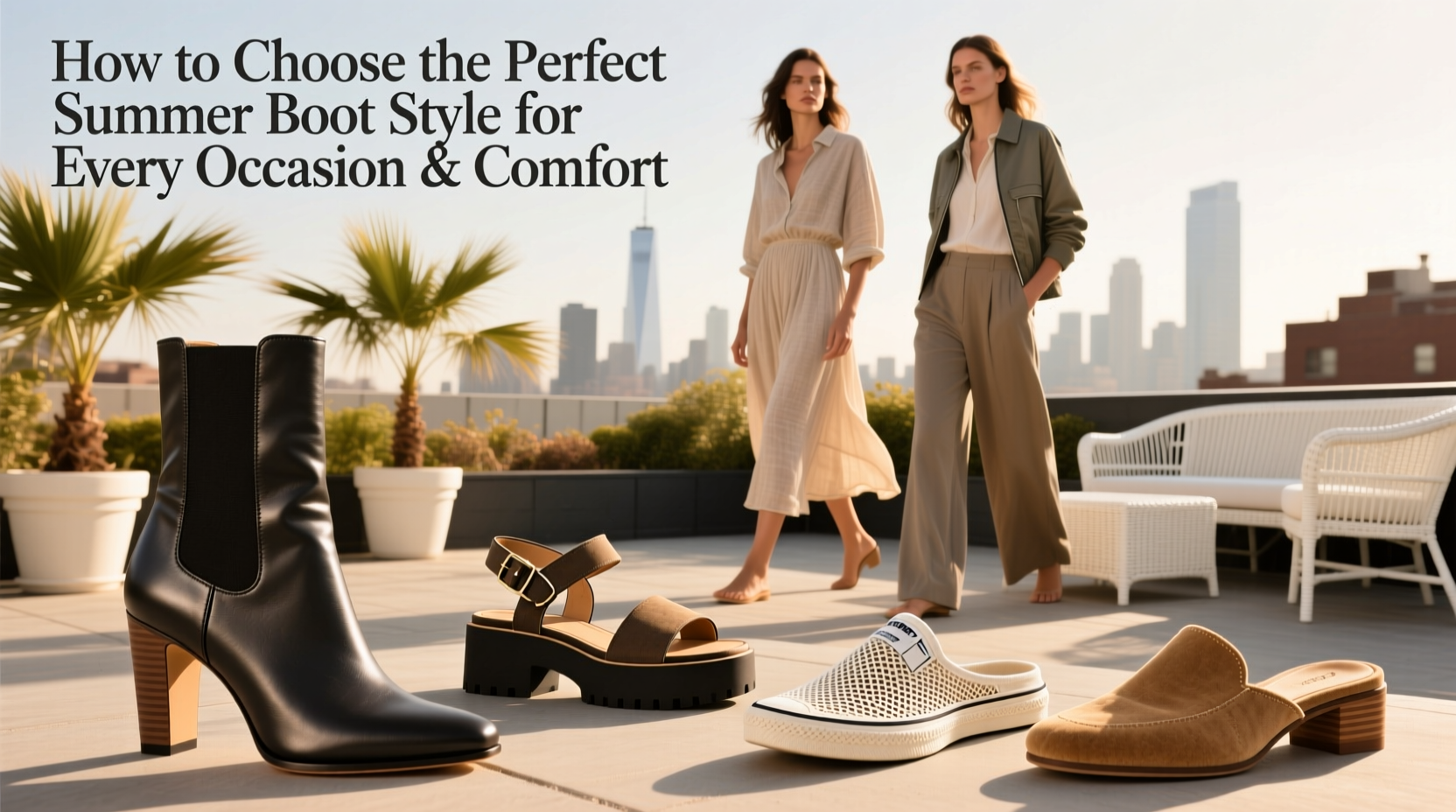 how to choose the perfect summer boot style for every occasion and comfort