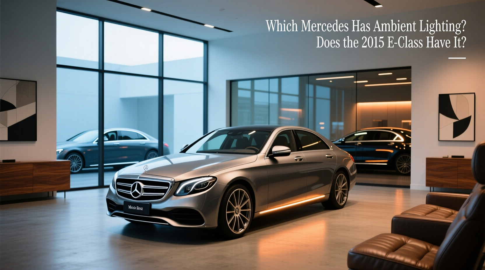 Ambient Lighting in Mercedes Guide