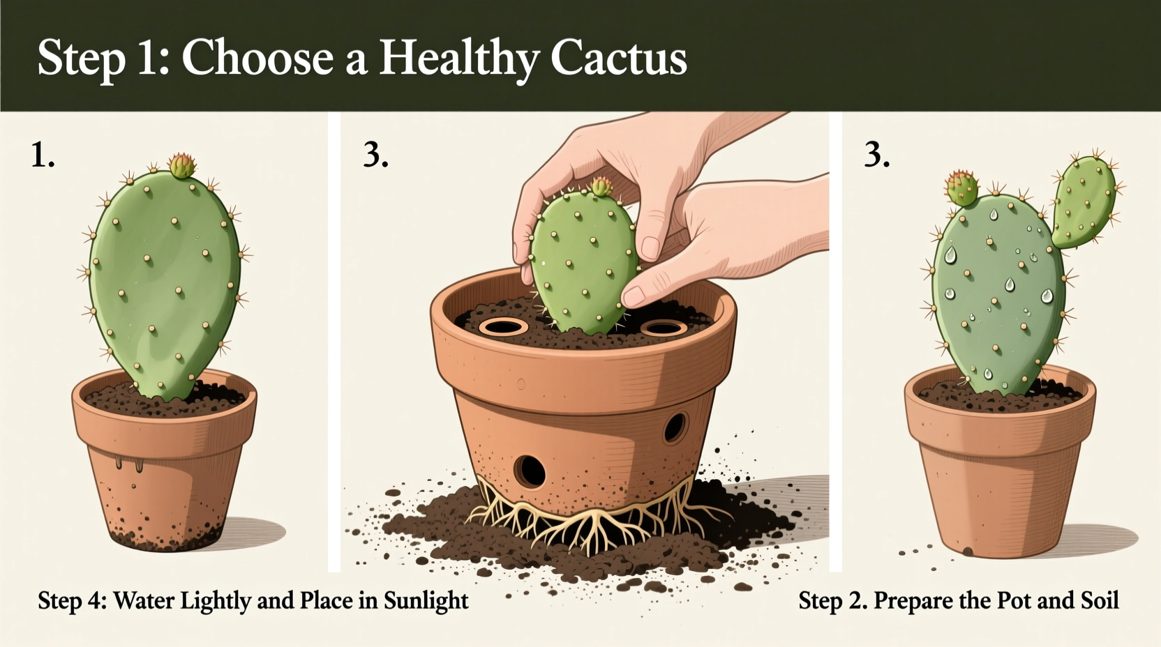 how to plant a cactus