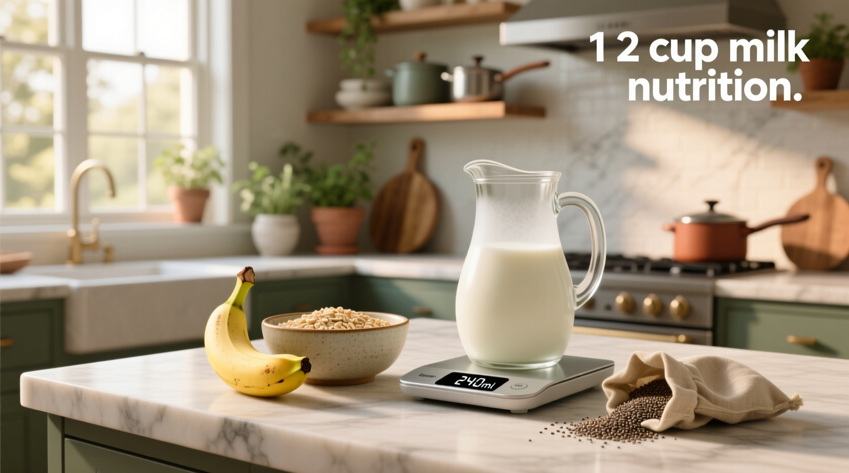 1/2 cup milk nutrition facts choices