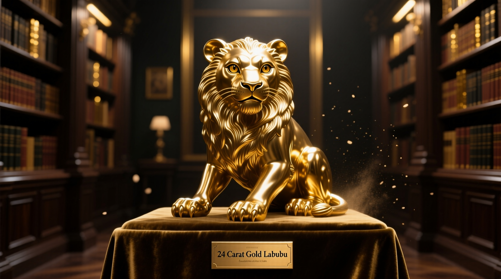who has the 24 carat gold labubu