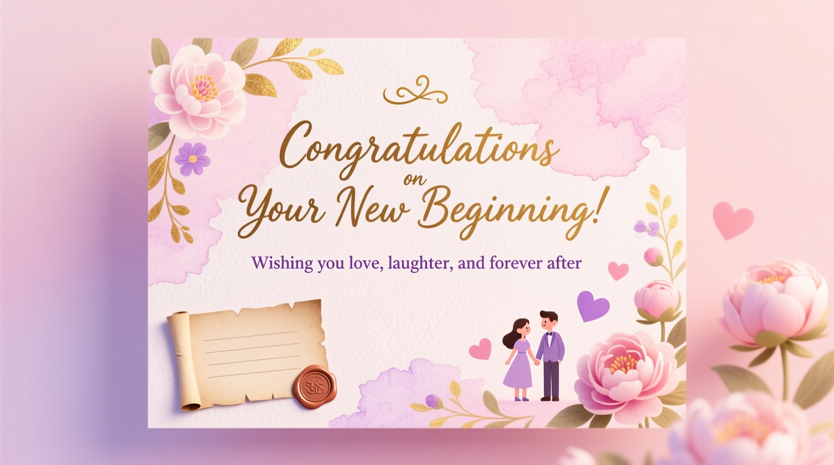 what to write in a wedding shower card