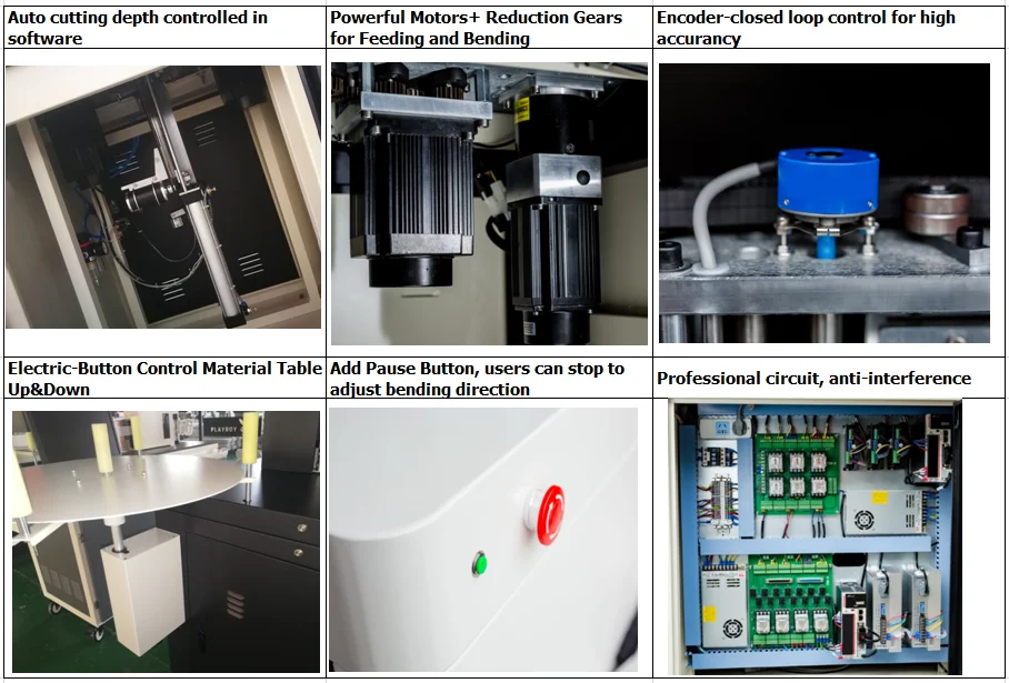 inox and aluminum acrylic letter bending machine