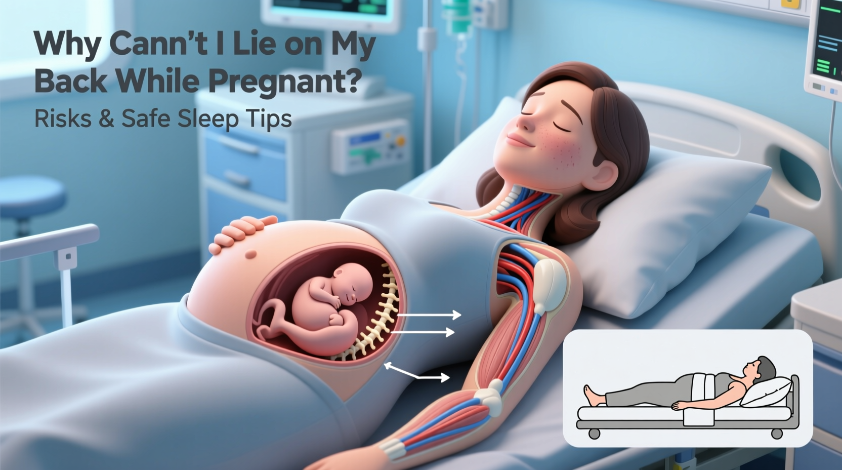why cant i lay on my back while pregnant risks safe sleep