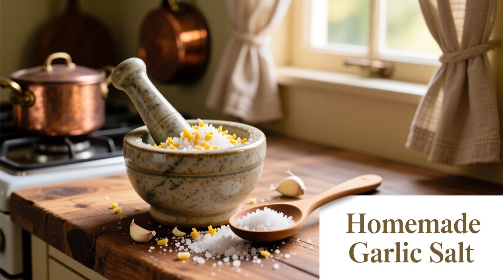 Homemade Garlic Salt: Better Flavor in 15 Minutes