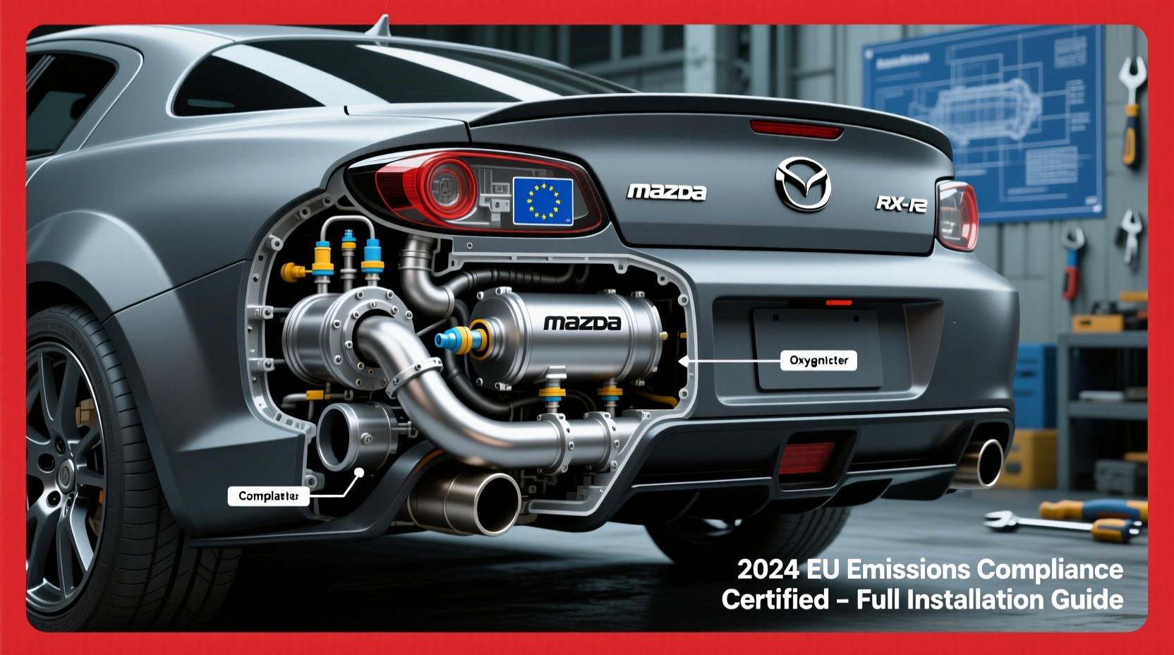 rx8 exhaust install eu compliance