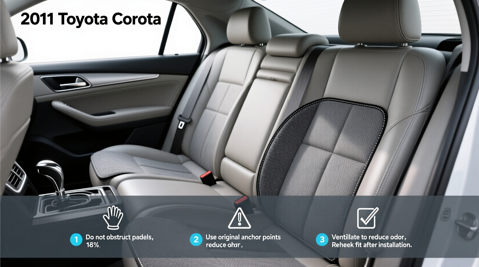 2011 toyota corolla car seat covers