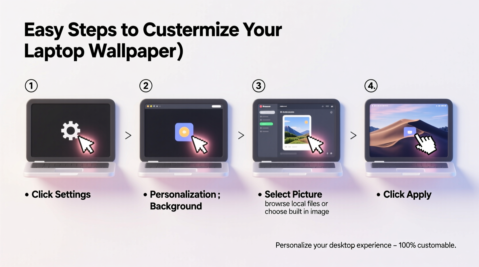 easy steps to customize and change your laptop wallpaper for a personalized desktop experience