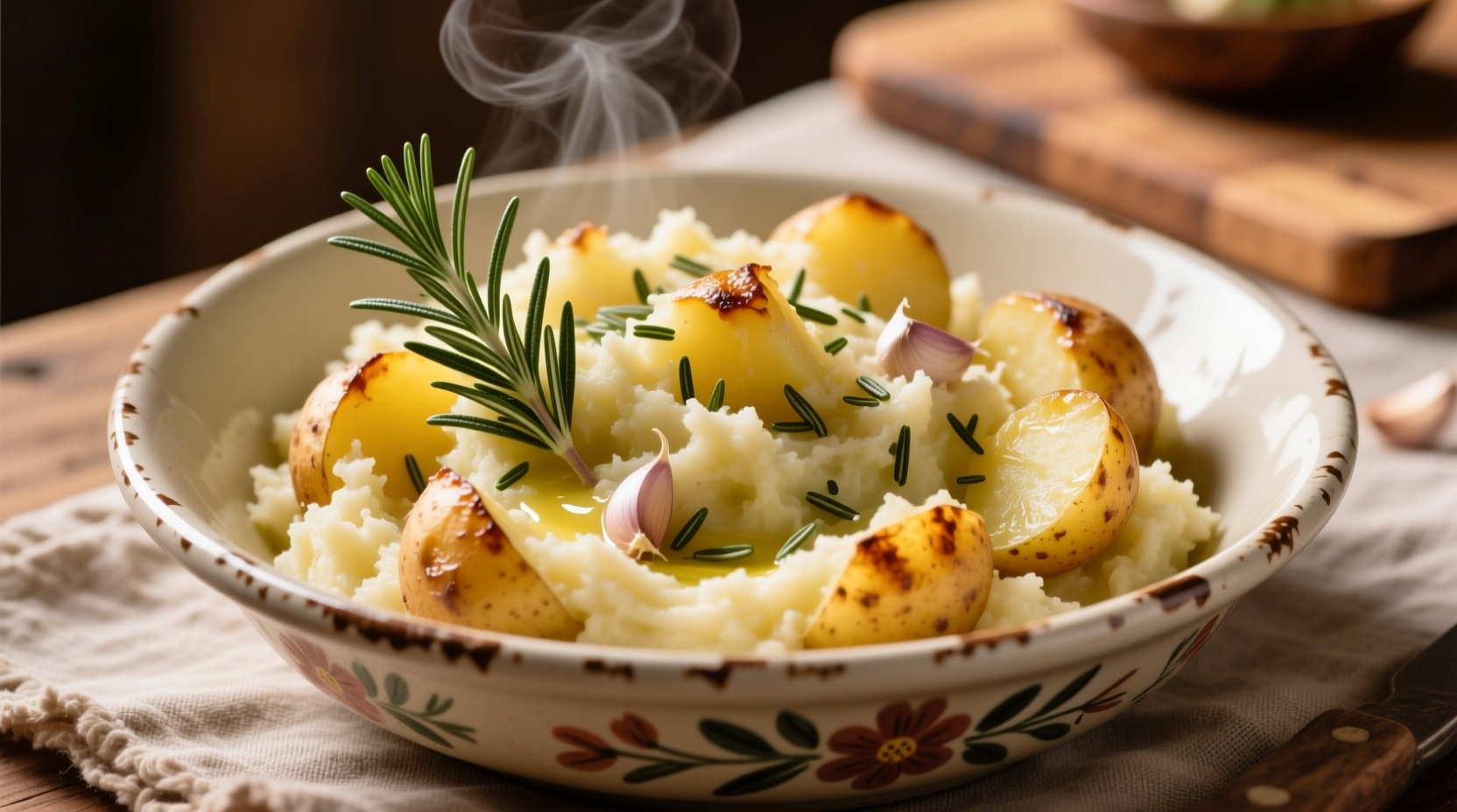 garlic rosemary mashed potatoes
