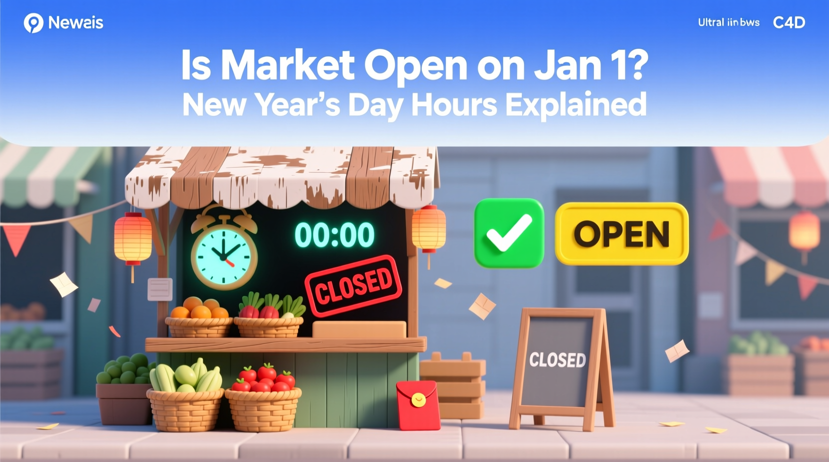 is market open on jan 1