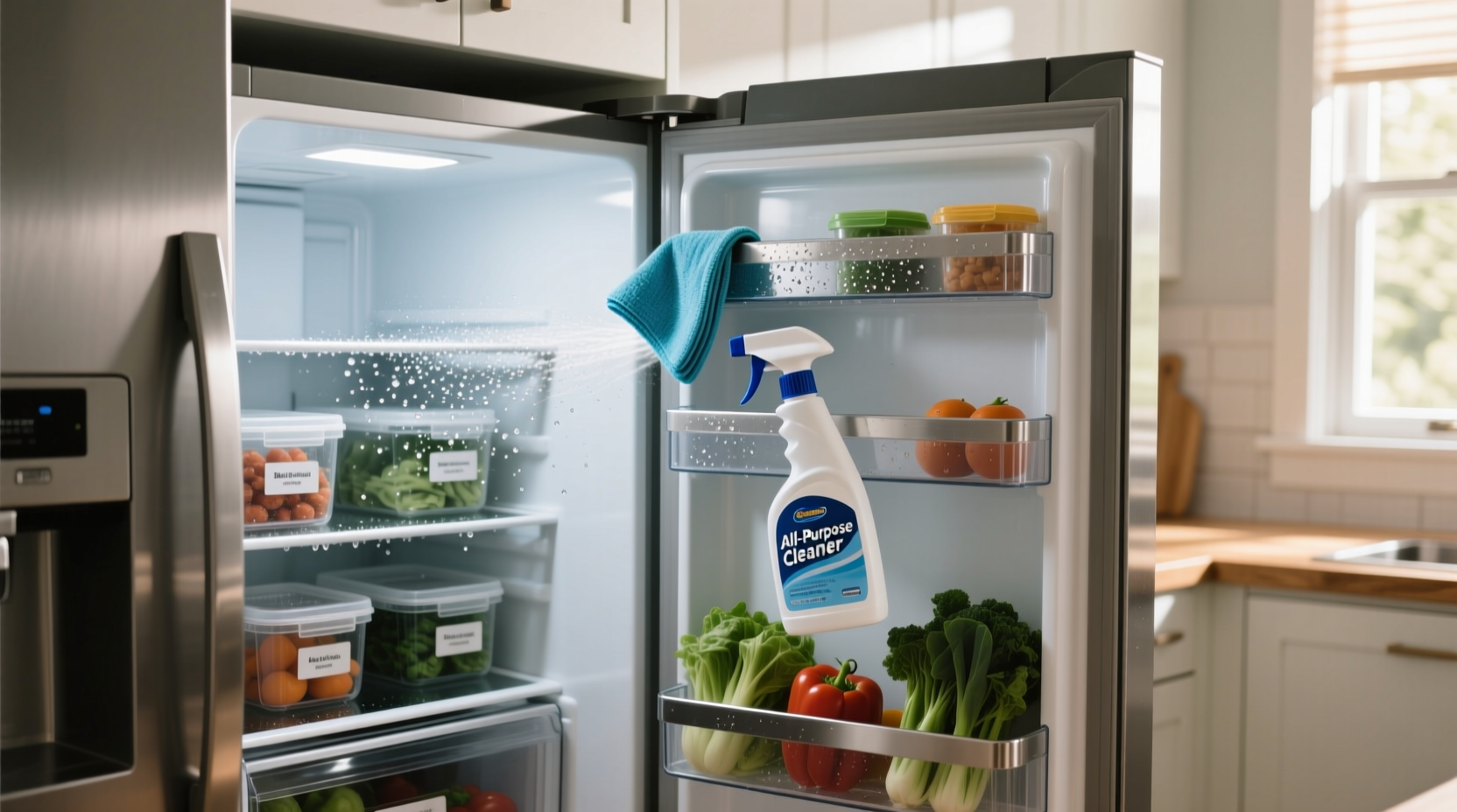 how to clean refrigerator