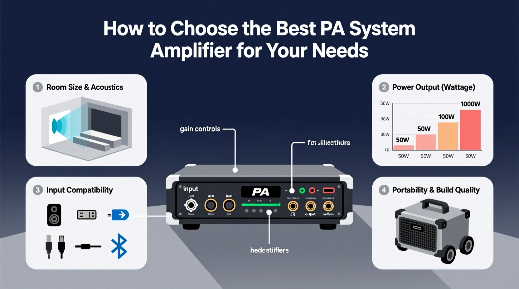 pa system amplifier