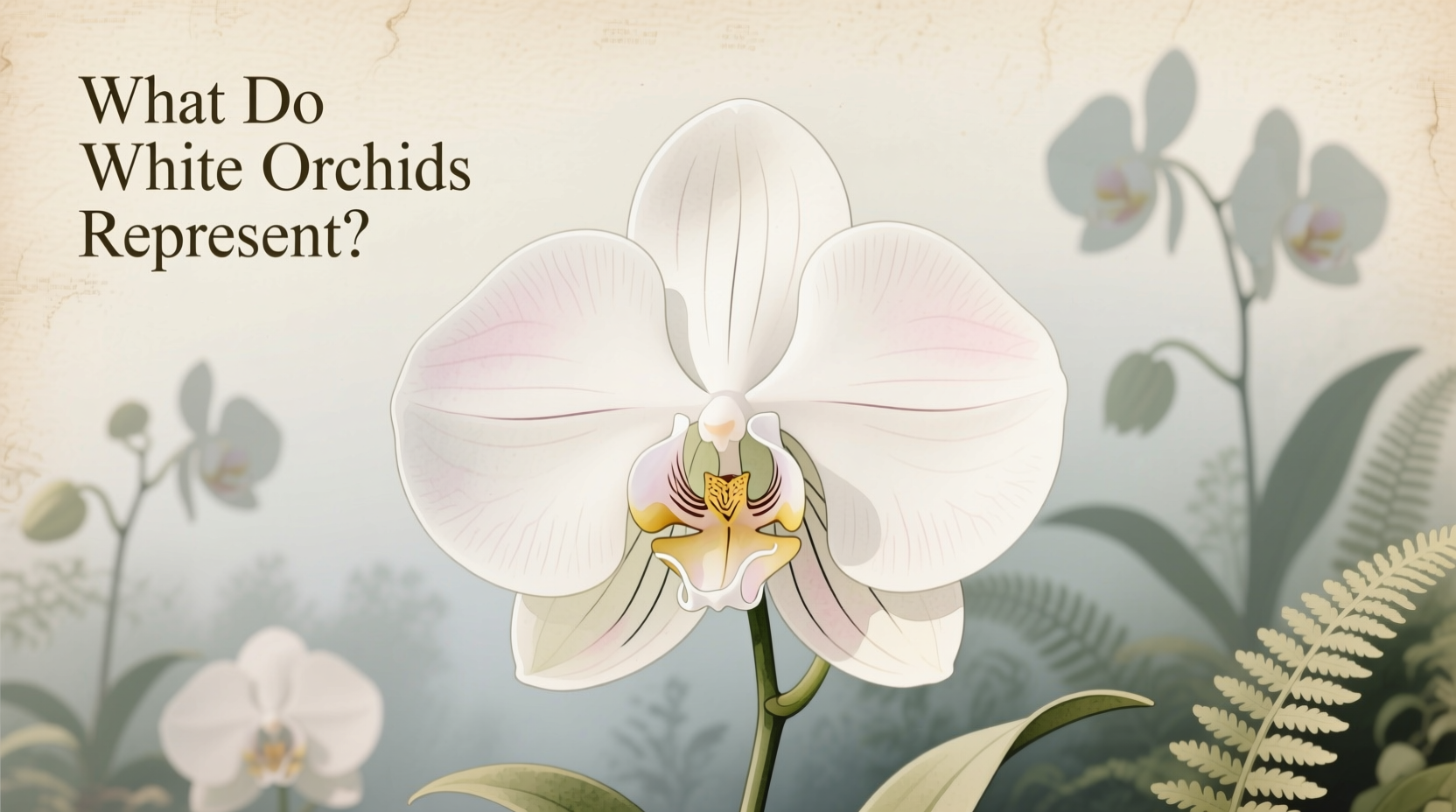 What Do White Orchids Represent?