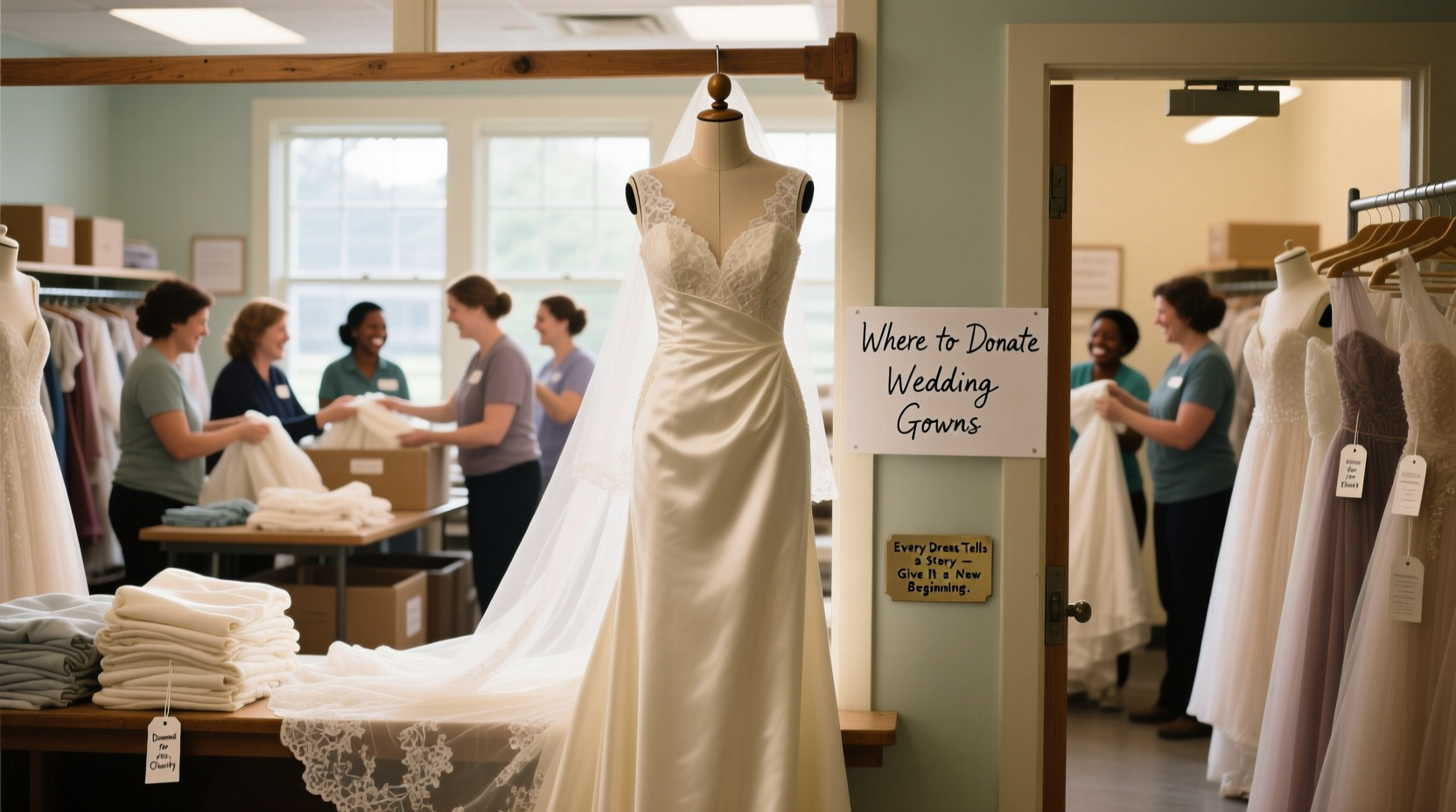 where to donate wedding gowns