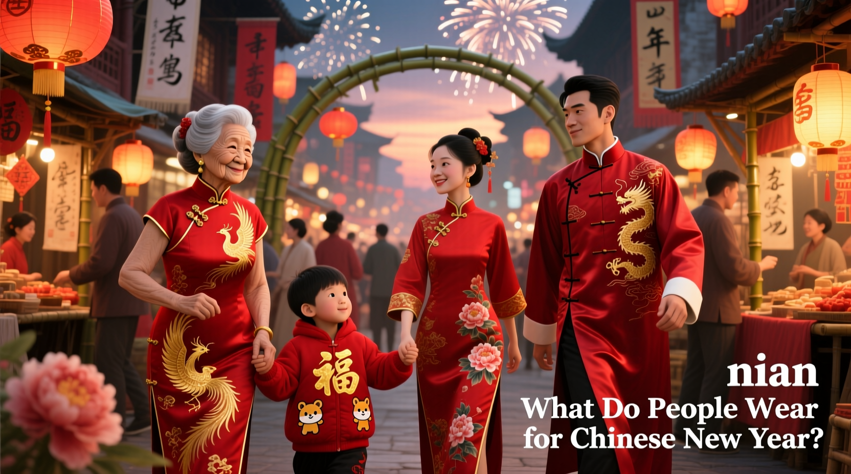 what do people wear for chinese new year