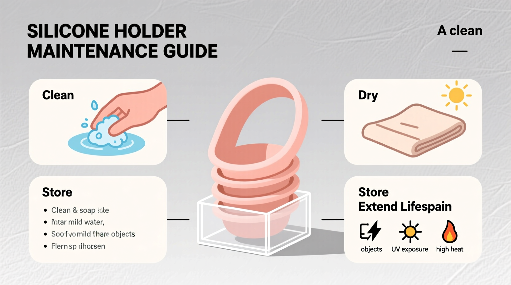 silicone holder maintenance guide