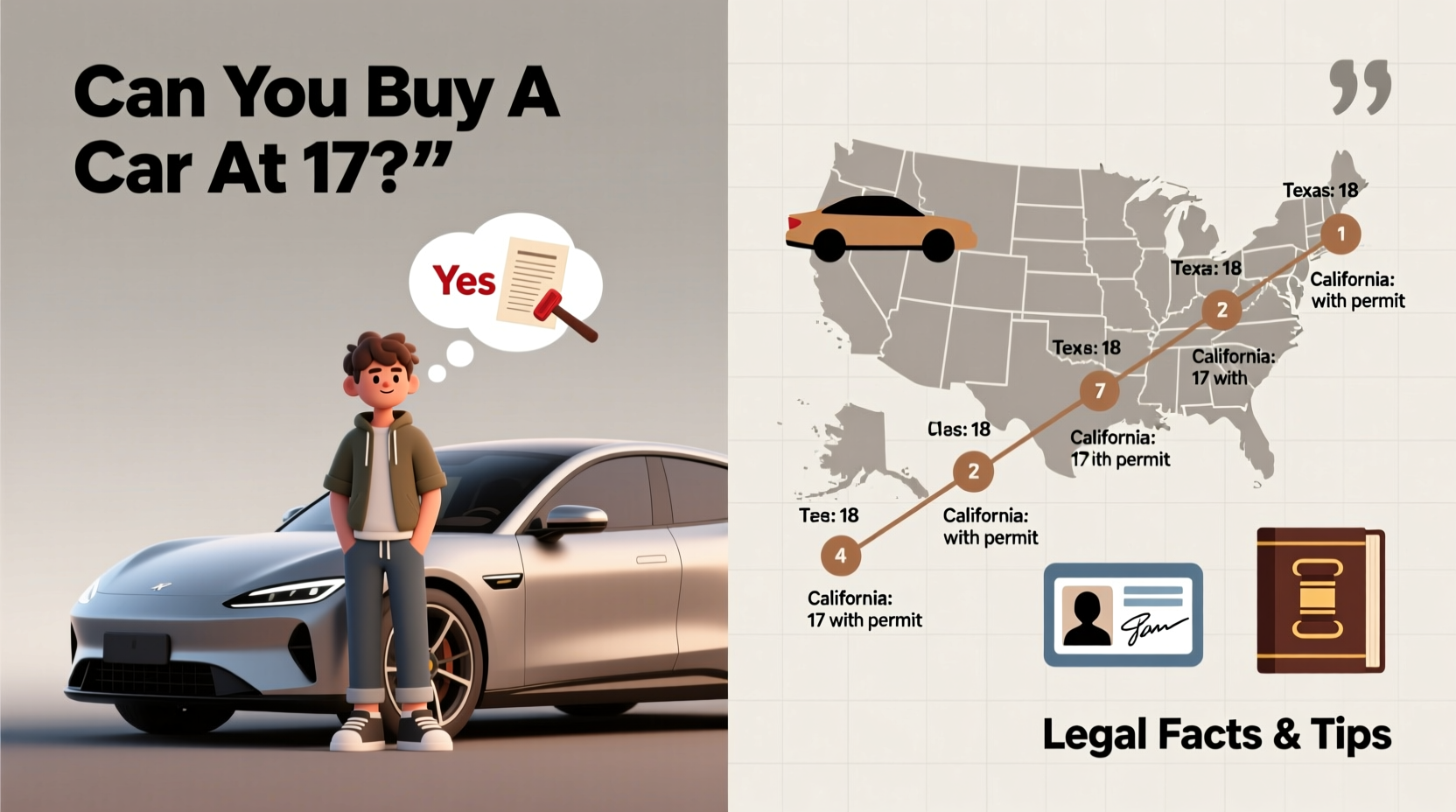 can you buy a car at 17