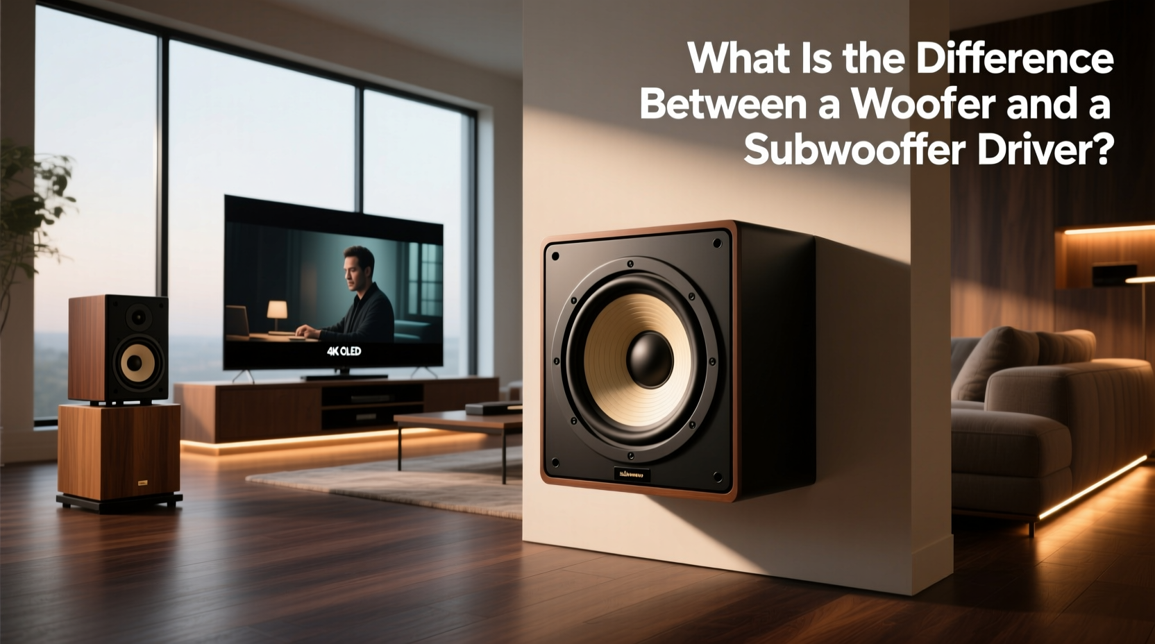subwoofer driver for home theater,What is the difference between a woofer and a driver?