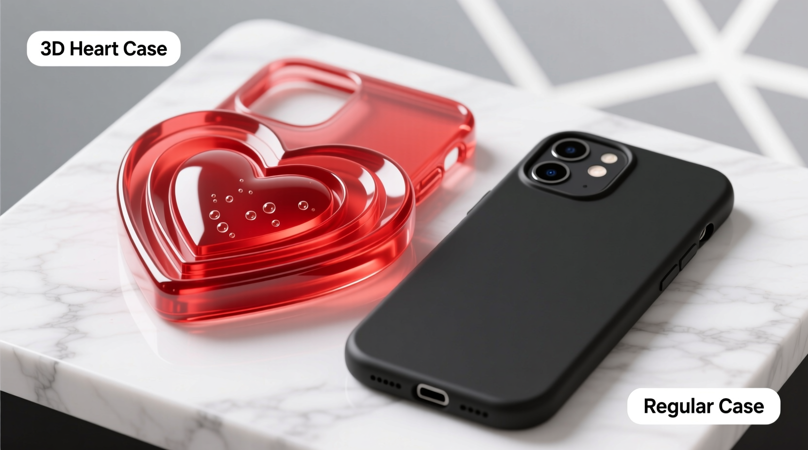 3d heart phone case vs regular case is the extra bulk really worth it