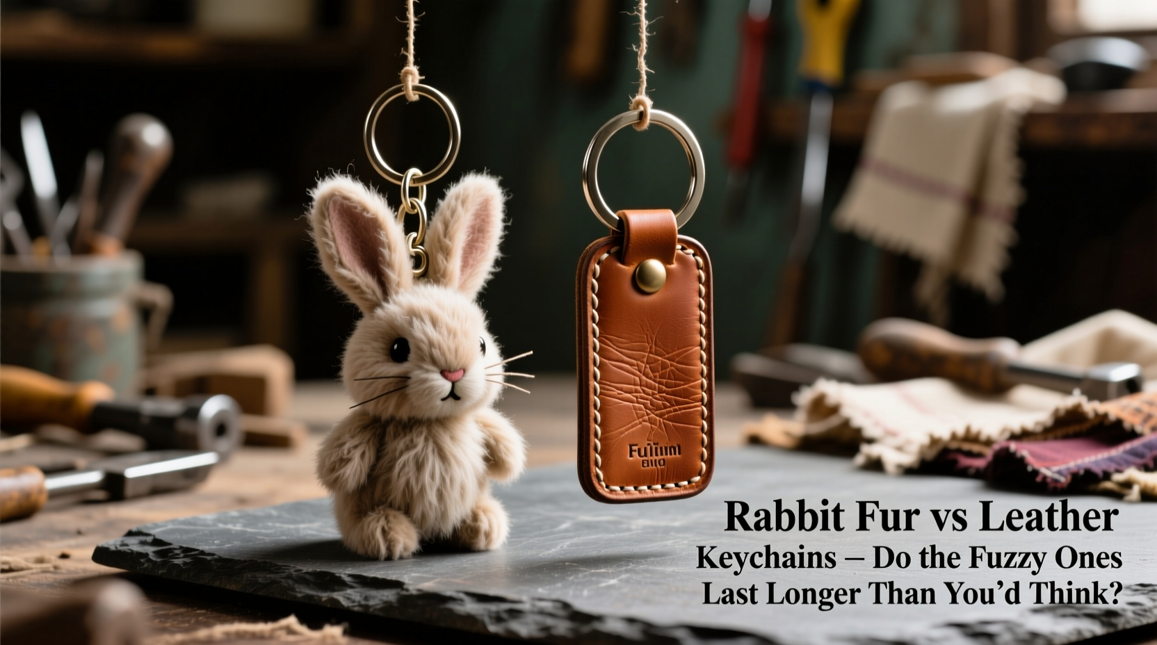 rabbit fur vs leather keychains do the fuzzy ones actually last longer than youd think